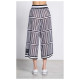 Bodytalk Γυναικείο παντελόνι Wide Leg Perforated 7/8 Pants